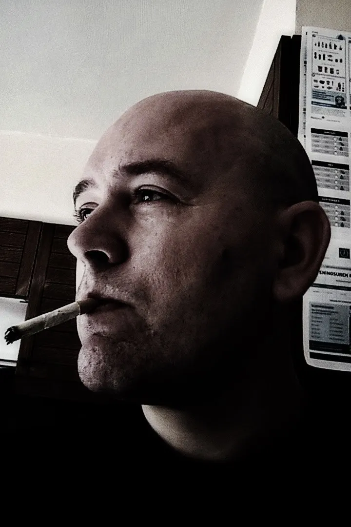 Black-and-white portrait of Dieter Provoost